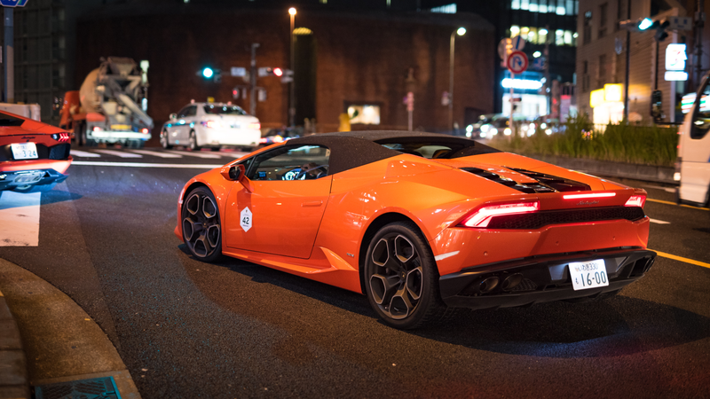 Illustration for article titled Japan's Lamborghini Day Is Delightfully Colorful